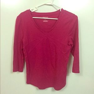 Pink long sleeve shirt